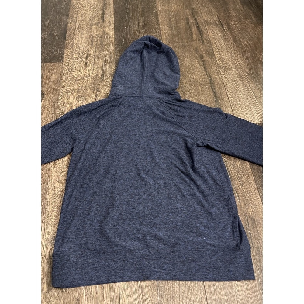 Outdoor Voices Cloudknit Hoodie Men's Large Navy Blue Long Sleeve Unisex Stretch - Picture 10 of 10